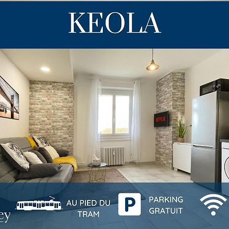 Homey Keola - Parking Prive Gratuit - Aux Portes De Geneve - Au Pied Du Tram - Appartement Avec 1 Chambre Et Un Grand Salon Avec Un Canape-Lit Ambilly Exterior photo