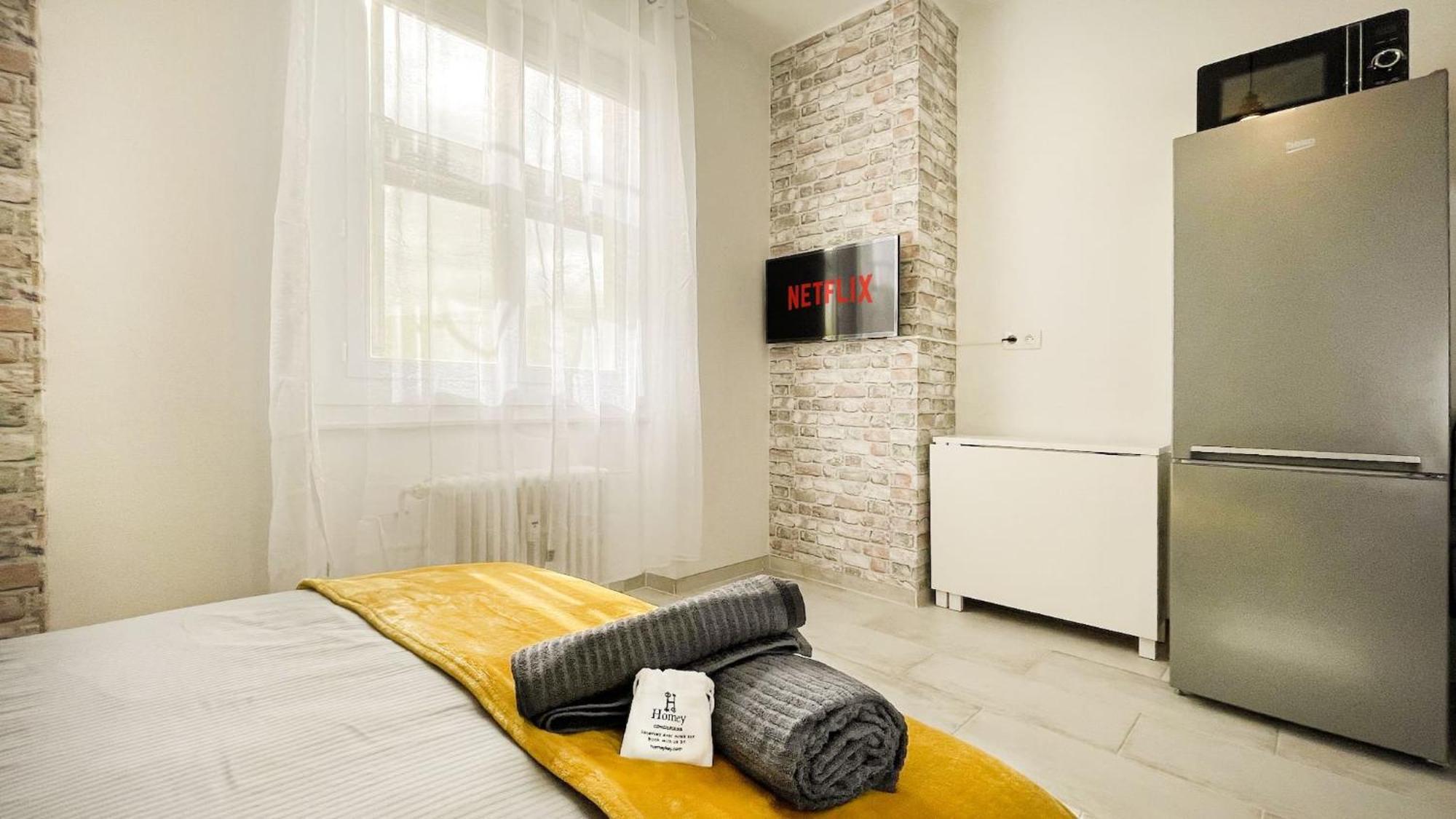 Homey Keola - Parking Prive Gratuit - Aux Portes De Geneve - Au Pied Du Tram - Appartement Avec 1 Chambre Et Un Grand Salon Avec Un Canape-Lit Ambilly Exterior photo
