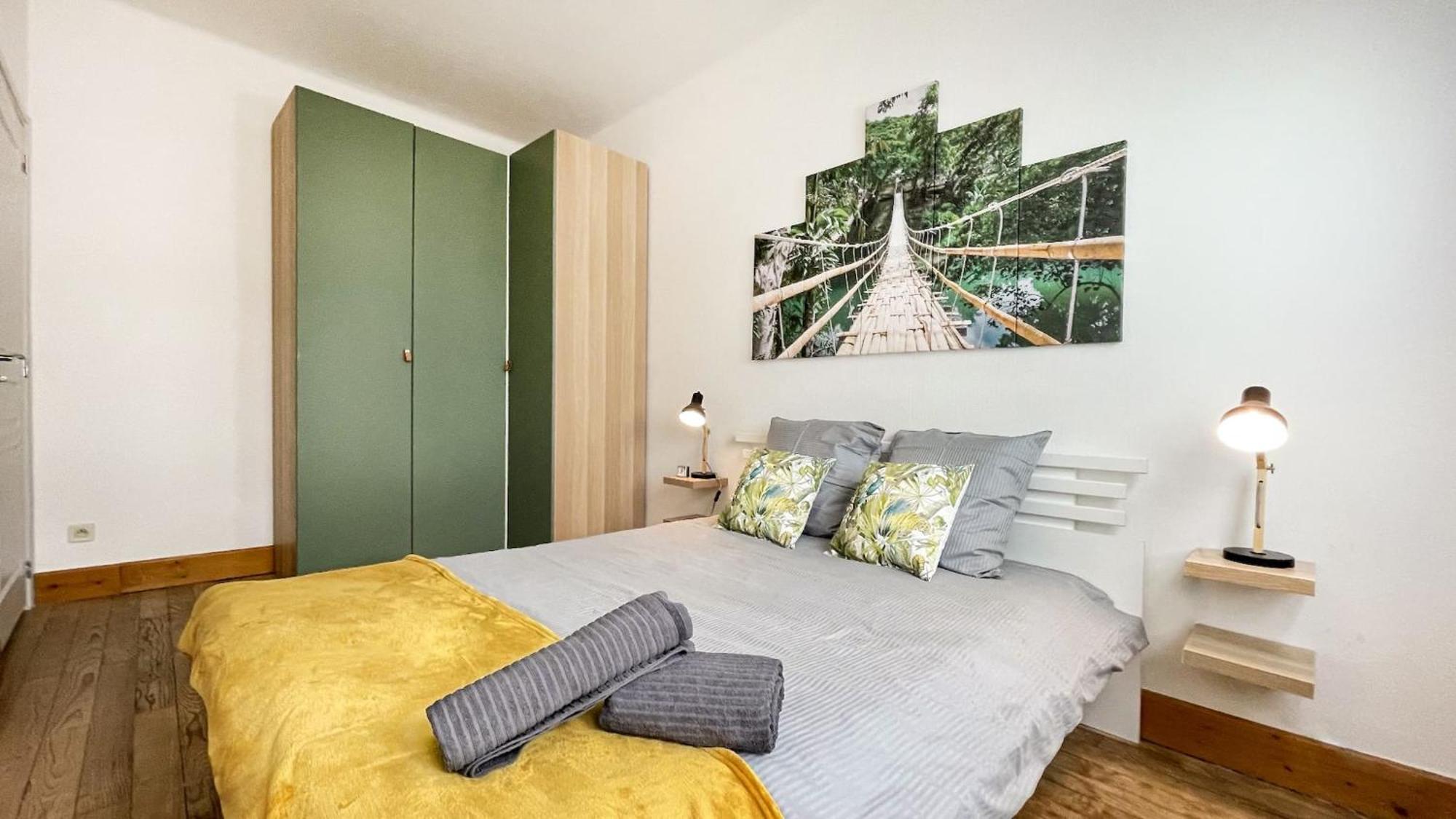 Homey Keola - Parking Prive Gratuit - Aux Portes De Geneve - Au Pied Du Tram - Appartement Avec 1 Chambre Et Un Grand Salon Avec Un Canape-Lit Ambilly Exterior photo