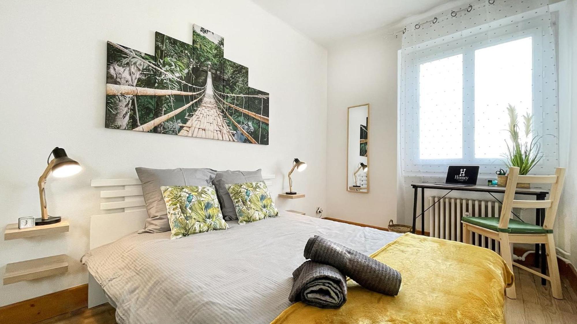 Homey Keola - Parking Prive Gratuit - Aux Portes De Geneve - Au Pied Du Tram - Appartement Avec 1 Chambre Et Un Grand Salon Avec Un Canape-Lit Ambilly Exterior photo